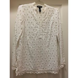 INC Long Sleeve Cut Out Tunic